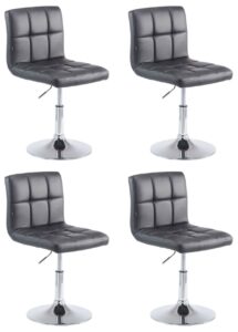 4er Set Lounger Palma V2 schwarz