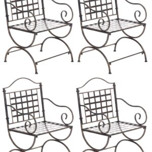 4er Set Stühle Lotta bronze