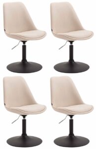 4er Set Stuehle Maverick B Stoff creme