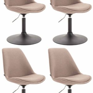 4er Set Stühle Maverick B Stoff taupe