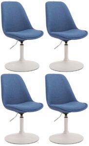 4er Set Stuehle Maverick W Stoff blau