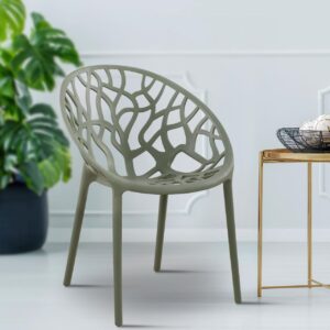 4er Set Stuhl Hope oliv