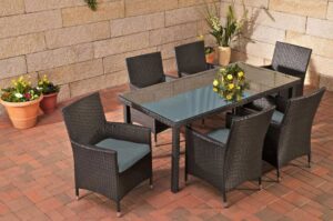 6 er Kissenset Bezuege Avignon Florenz eisengrau