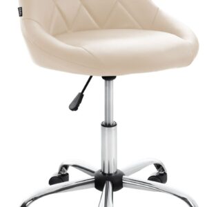 Arbeitshocker Lazio Kunstleder creme