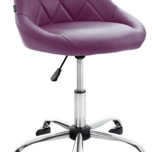 Arbeitshocker Lazio Kunstleder lila