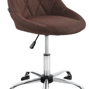 Arbeitshocker Lazio Stoff braun