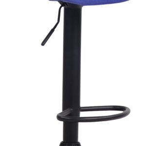 Barhocker Anaheim Filz schwarz blau