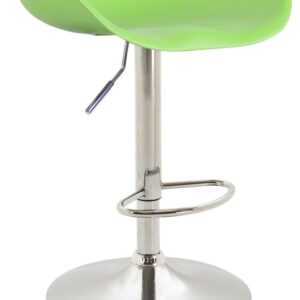 Barhocker Anaheim Kunststoff chrom grün