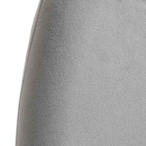 Barhocker Braga Gold Samt grau