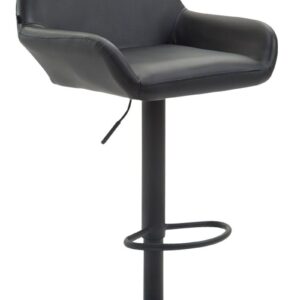 Barhocker Braga Kunstleder B schwarz