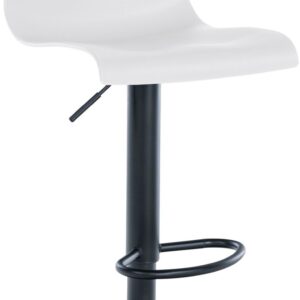 Barhocker Branford Kunststoff weiß