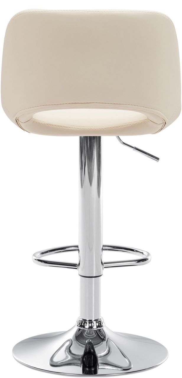 Barhocker Camden Kunstleder chrom creme 1 Barhocker Camden Kunstleder chrom creme