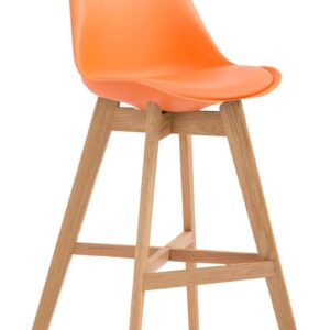 Barhocker Cannes Kunststoff Natura orange