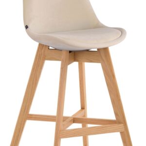 Barhocker Cannes Samt natura creme