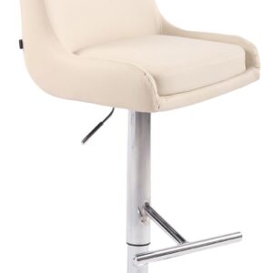 Barhocker Club Kunstleder C creme