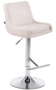 Barhocker Club Kunstleder C weiss