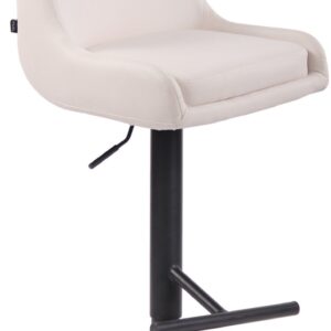 Barhocker Club Kunstleder schwarz weiß