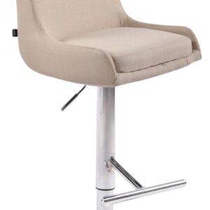 Barhocker Club Stoff C creme