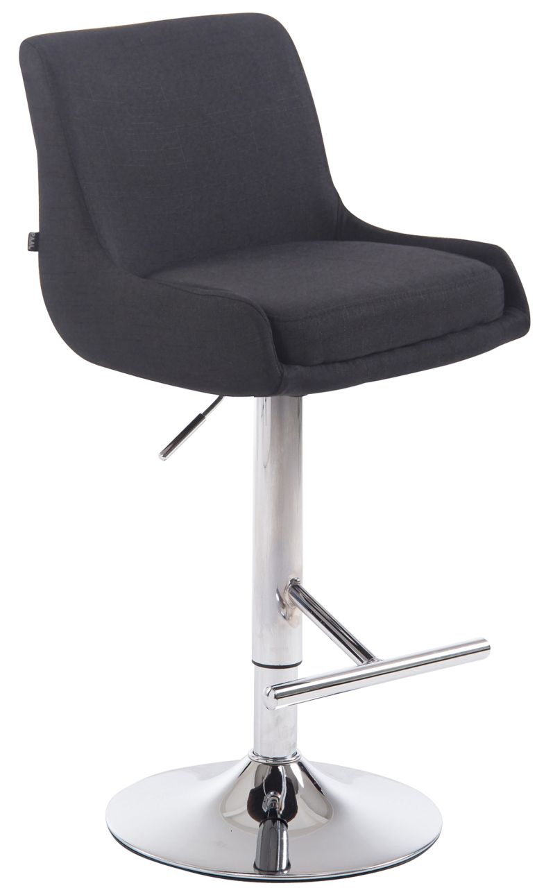 Barhocker Club Stoff C schwarz 1 Barhocker Club Stoff C schwarz