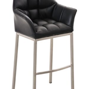 Barhocker Damaso E mit 4-Fuß Gestell schwarz