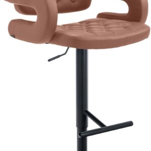 Barhocker Dublin schwarz cognac