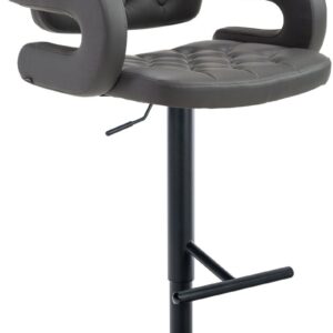 Barhocker Dublin schwarz grau