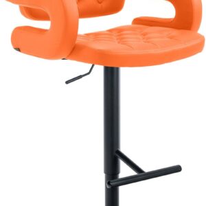 Barhocker Dublin schwarz orange