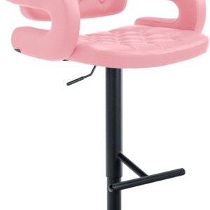 Barhocker Dublin schwarz pink