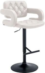 Barhocker Dublin schwarz weiss