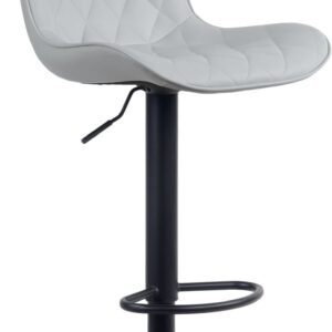 Barhocker Emma Kunstleder grau