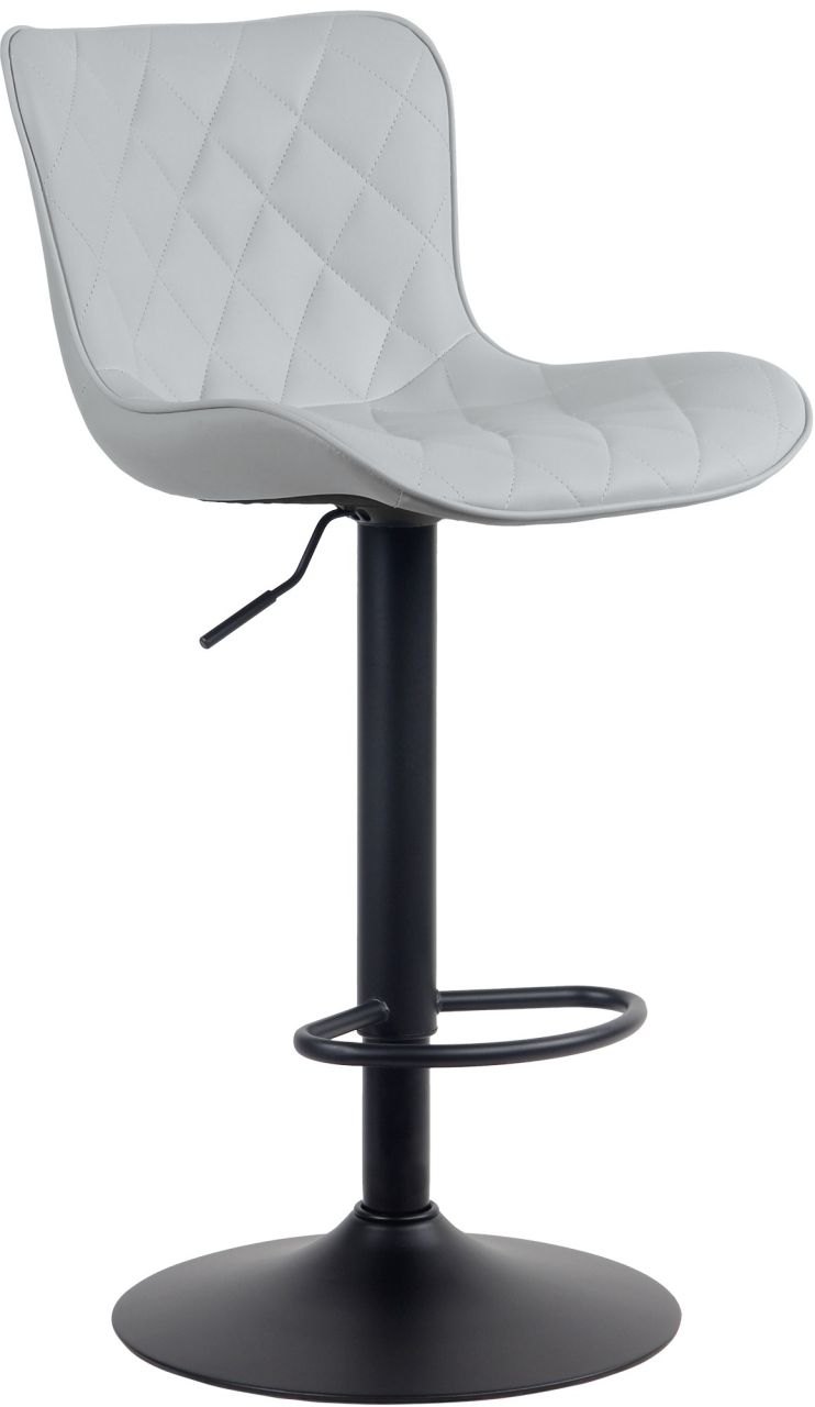 Barhocker Emma Kunstleder grau 1 Barhocker Emma Kunstleder grau