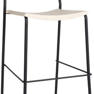 Barhocker Genua Schwarz creme