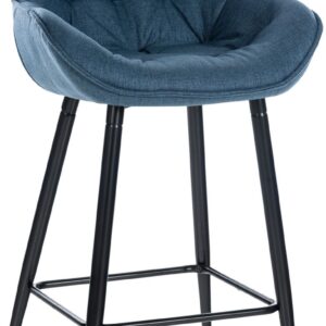 Barhocker Gibson Stoff blau