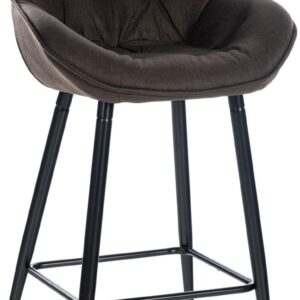 Barhocker Gibson Stoff braun