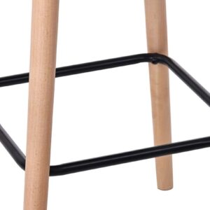 Barhocker Grant Samt schwarz