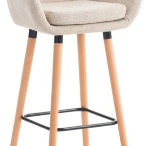 Barhocker Grant Stoff creme