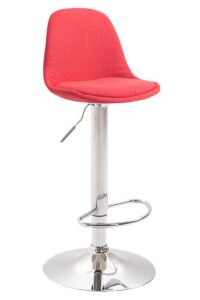 Barhocker Kiel Stoff rot