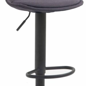 Barhocker Kiel Stoff schwarz dunkelgrau