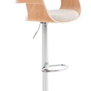 Barhocker Kingston C Stoff natura/creme