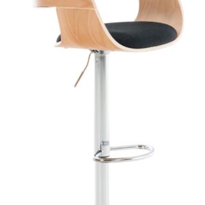 Barhocker Kingston C Stoff natura/schwarz