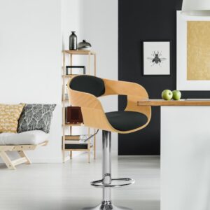 Barhocker Kingston C natura/schwarz