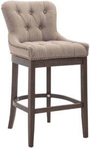 Barhocker Lakewood Stoff Antik taupe