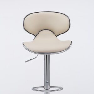 Barhocker Las Vegas V2 chrom creme