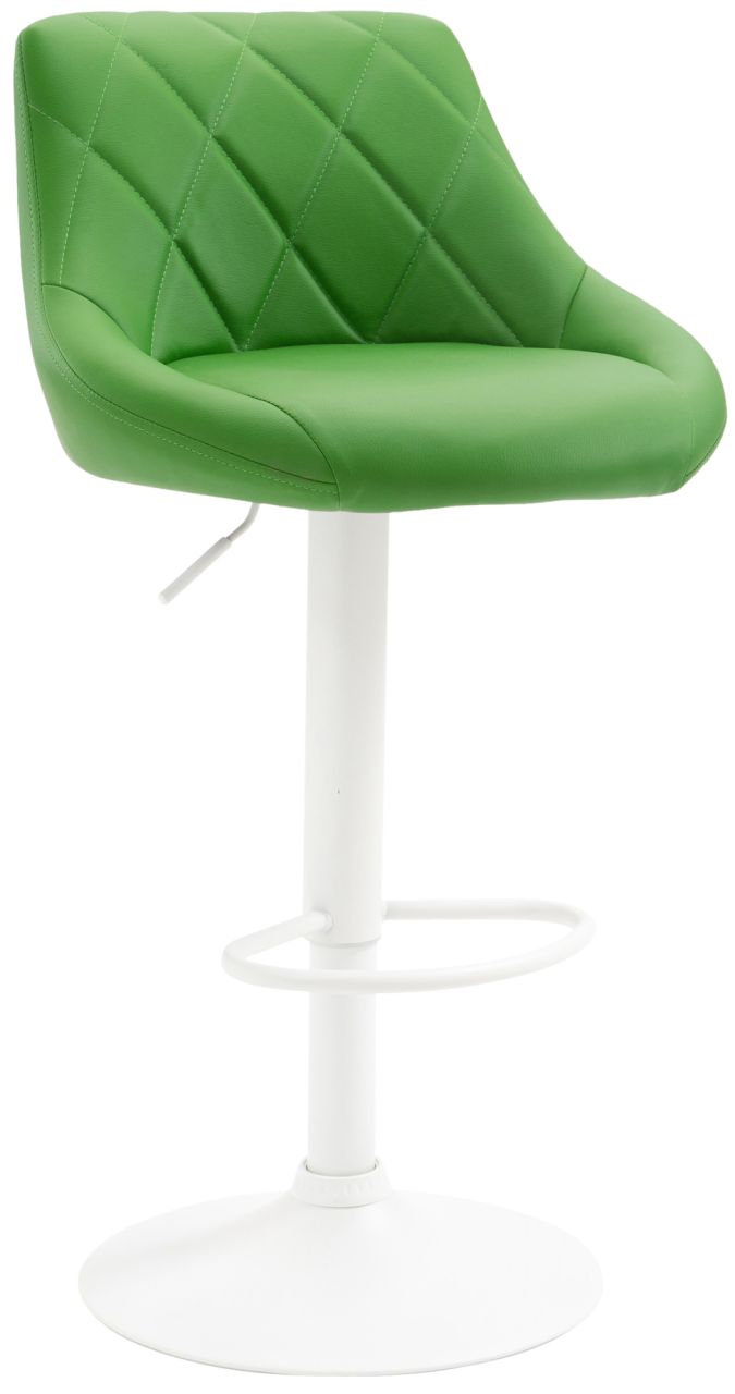 Barhocker Lazio Kunstleder weiß grün 1 Barhocker Lazio Kunstleder weiß grün