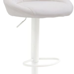Barhocker Lazio Kunstleder weiß weiß