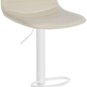 Barhocker Lex Kunstleder Weiß creme