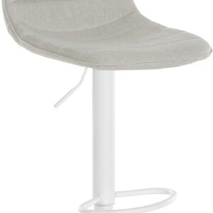 Barhocker Lex Stoff Weiß creme