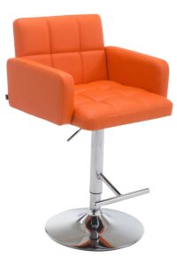 Barhocker Los Angeles Kunstleder C orange
