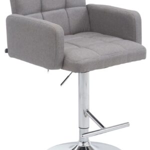 Barhocker Los Angeles Stoff C grau