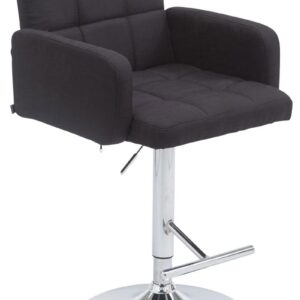 Barhocker Los Angeles Stoff C schwarz